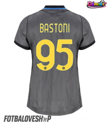 Inter Milan Alessandro Bastoni #95 Dámské Alternativní Dres 2026-27 Krátký Rukáv