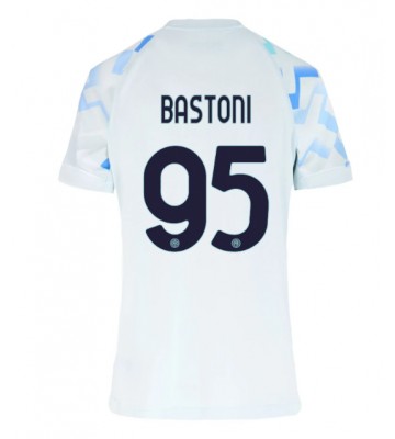 Inter Milan Alessandro Bastoni #95 Dámské Venkovní Dres 2025-26 Krátký Rukáv