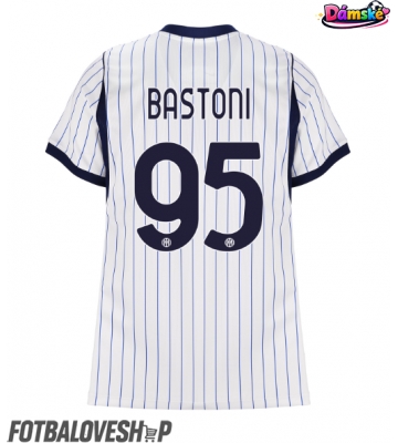 Inter Milan Alessandro Bastoni #95 Dámské Venkovní Dres 2026-27 Krátký Rukáv