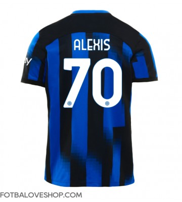 Inter Milan Alexis Sanchez #70 Domácí Dres 2023-24 Krátký Rukáv