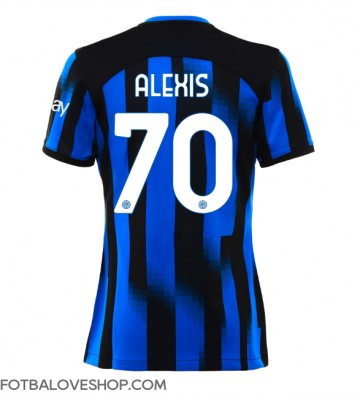Inter Milan Alexis Sanchez #70 Dámské Domácí Dres 2023-24 Krátký Rukáv