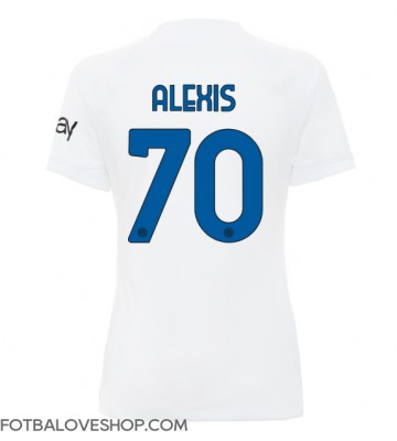Inter Milan Alexis Sanchez #70 Dámské Venkovní Dres 2023-24 Krátký Rukáv