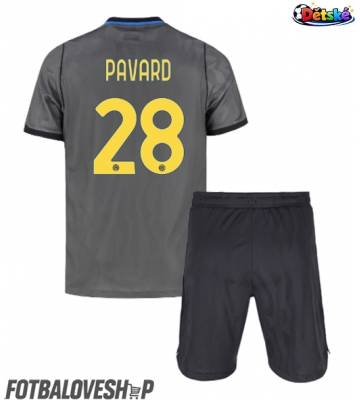 Inter Milan Benjamin Pavard #28 Dětské Alternativní Dres 2026-27 Krátký Rukáv (+ trenýrky)