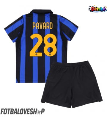 Inter Milan Benjamin Pavard #28 Dětské Domácí Dres 2026-27 Krátký Rukáv (+ trenýrky)