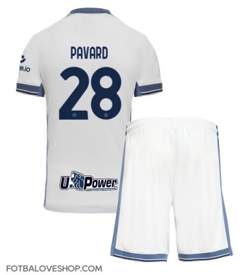 Inter Milan Benjamin Pavard #28 Dětské Venkovní Dres 2024-25 Krátký Rukáv (+ trenýrky)