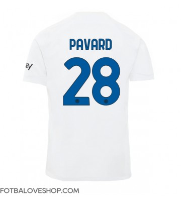 Inter Milan Benjamin Pavard #28 Venkovní Dres 2023-24 Krátký Rukáv