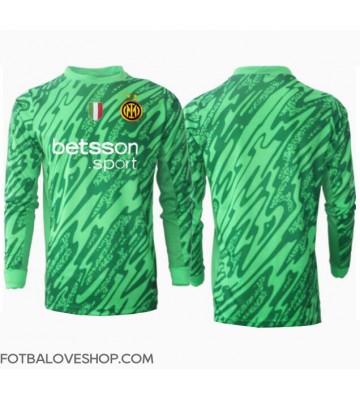 Inter Milan Brankářské Domácí Dres 2024-25 Dlouhý Rukáv