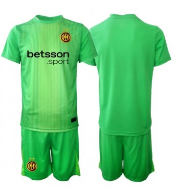 Inter Milan Brankářské Dětské Alternativní Dres 2025-26 Krátký Rukáv (+ trenýrky)