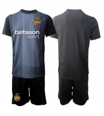 Inter Milan Brankářské Dětské Domácí Dres 2025-26 Krátký Rukáv (+ trenýrky)