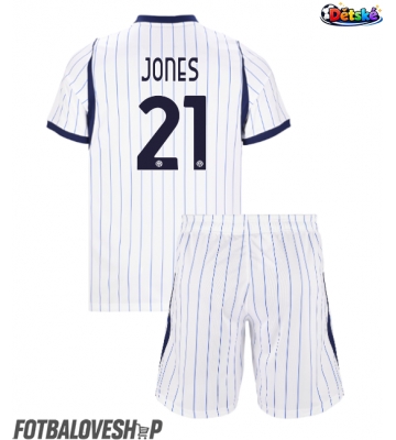 Inter Milan Curtis Jones #21 Dětské Venkovní Dres 2026-27 Krátký Rukáv (+ trenýrky)