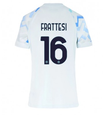 Inter Milan Davide Frattesi #16 Dámské Venkovní Dres 2025-26 Krátký Rukáv