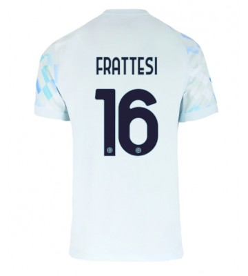 Inter Milan Davide Frattesi #16 Venkovní Dres 2025-26 Krátký Rukáv