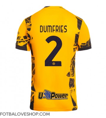 Inter Milan Denzel Dumfries #2 Alternativní Dres 2024-25 Krátký Rukáv
