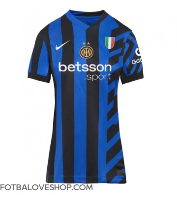 Inter Milan Dámské Domácí Dres 2024-25 Krátký Rukáv