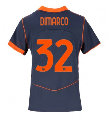 Inter Milan Federico Dimarco #32 Dámské Alternativní Dres 2025-26 Krátký Rukáv