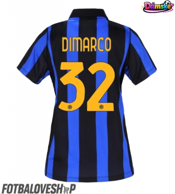 Inter Milan Federico Dimarco #32 Dámské Domácí Dres 2026-27 Krátký Rukáv