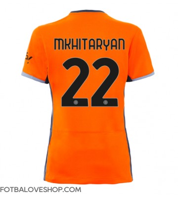 Inter Milan Henrikh Mkhitaryan #22 Dámské Alternativní Dres 2023-24 Krátký Rukáv