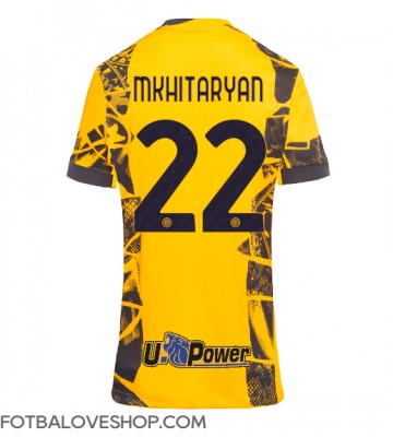 Inter Milan Henrikh Mkhitaryan #22 Dámské Alternativní Dres 2024-25 Krátký Rukáv