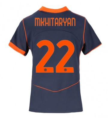 Inter Milan Henrikh Mkhitaryan #22 Dámské Alternativní Dres 2025-26 Krátký Rukáv