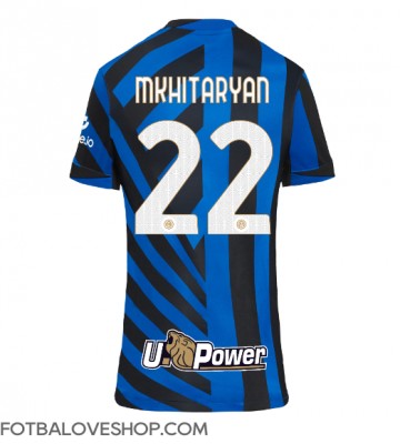 Inter Milan Henrikh Mkhitaryan #22 Dámské Domácí Dres 2024-25 Krátký Rukáv
