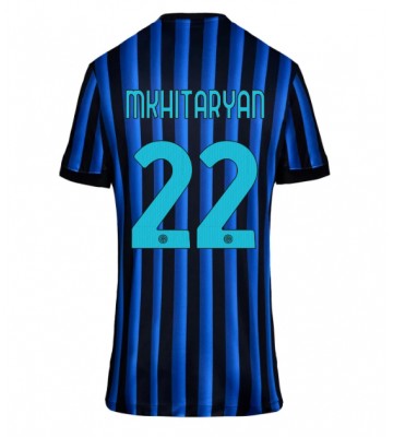 Inter Milan Henrikh Mkhitaryan #22 Dámské Domácí Dres 2025-26 Krátký Rukáv