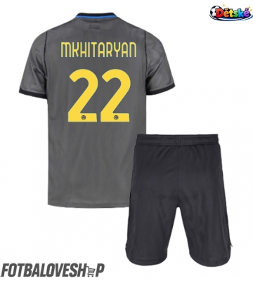 Inter Milan Henrikh Mkhitaryan #22 Dětské Alternativní Dres 2026-27 Krátký Rukáv (+ trenýrky)