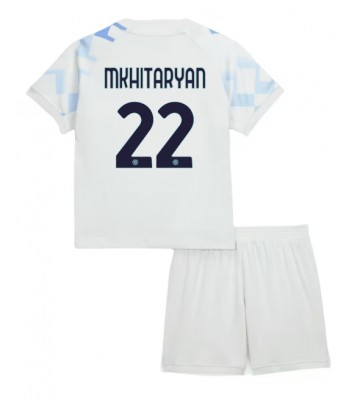 Inter Milan Henrikh Mkhitaryan #22 Dětské Venkovní Dres 2025-26 Krátký Rukáv (+ trenýrky)