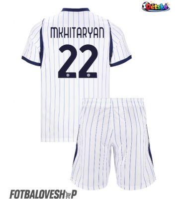 Inter Milan Henrikh Mkhitaryan #22 Dětské Venkovní Dres 2026-27 Krátký Rukáv (+ trenýrky)