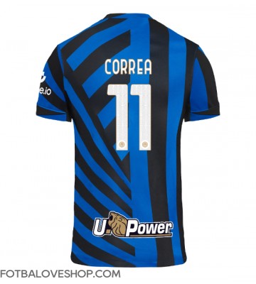 Inter Milan Joaquin Correa #11 Domácí Dres 2024-25 Krátký Rukáv