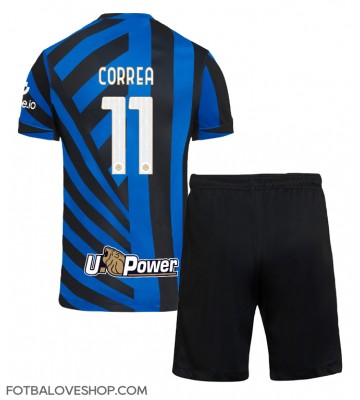 Inter Milan Joaquin Correa #11 Dětské Domácí Dres 2024-25 Krátký Rukáv (+ trenýrky)