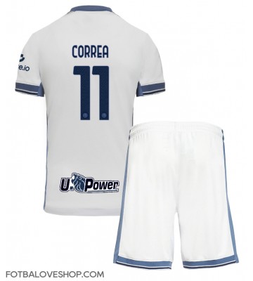 Inter Milan Joaquin Correa #11 Dětské Venkovní Dres 2024-25 Krátký Rukáv (+ trenýrky)
