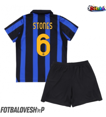 Inter Milan John Stones #6 Dětské Domácí Dres 2026-27 Krátký Rukáv (+ trenýrky)