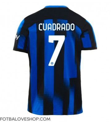 Inter Milan Juan Cuadrado #7 Domácí Dres 2023-24 Krátký Rukáv