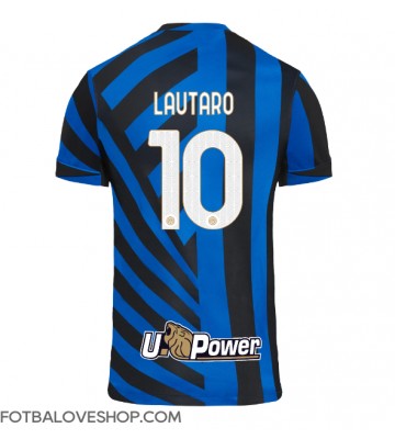 Inter Milan Lautaro Martinez #10 Domácí Dres 2024-25 Krátký Rukáv