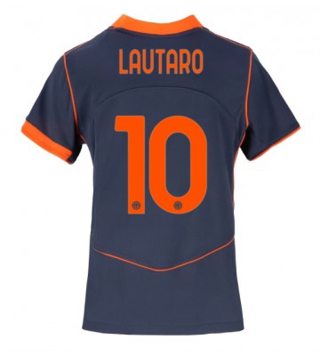 Inter Milan Lautaro Martinez #10 Dámské Alternativní Dres 2025-26 Krátký Rukáv