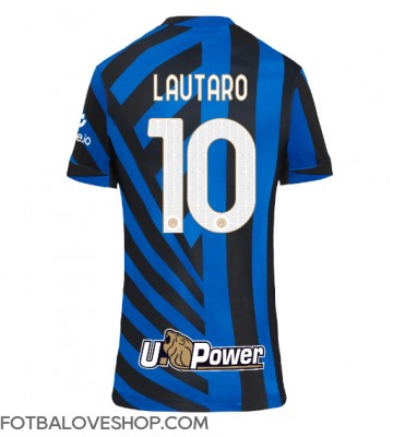 Inter Milan Lautaro Martinez #10 Dámské Domácí Dres 2024-25 Krátký Rukáv