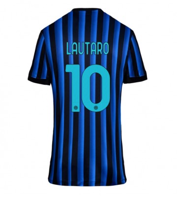 Inter Milan Lautaro Martinez #10 Dámské Domácí Dres 2025-26 Krátký Rukáv