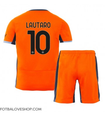Inter Milan Lautaro Martinez #10 Dětské Alternativní Dres 2023-24 Krátký Rukáv (+ trenýrky)