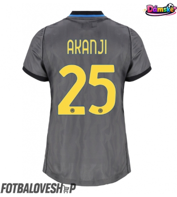 Inter Milan Manuel Akanji #25 Dámské Alternativní Dres 2026-27 Krátký Rukáv