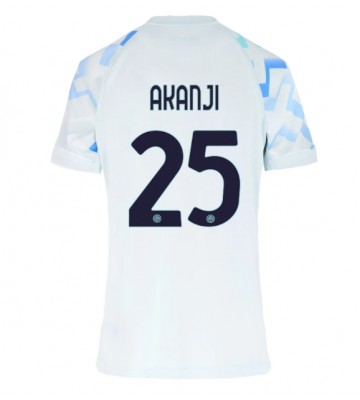 Inter Milan Manuel Akanji #25 Dámské Venkovní Dres 2025-26 Krátký Rukáv