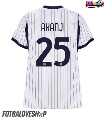 Inter Milan Manuel Akanji #25 Dámské Venkovní Dres 2026-27 Krátký Rukáv