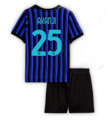 Inter Milan Manuel Akanji #25 Dětské Domácí Dres 2025-26 Krátký Rukáv (+ trenýrky)