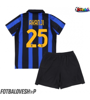 Inter Milan Manuel Akanji #25 Dětské Domácí Dres 2026-27 Krátký Rukáv (+ trenýrky)