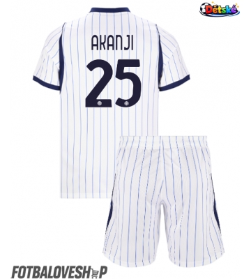 Inter Milan Manuel Akanji #25 Dětské Venkovní Dres 2026-27 Krátký Rukáv (+ trenýrky)