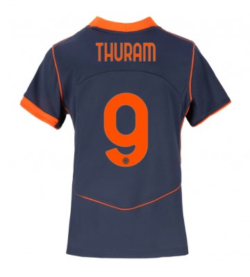 Inter Milan Marcus Thuram #9 Dámské Alternativní Dres 2025-26 Krátký Rukáv