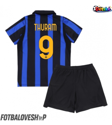 Inter Milan Marcus Thuram #9 Dětské Domácí Dres 2026-27 Krátký Rukáv (+ trenýrky)