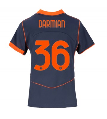 Inter Milan Matteo Darmian #36 Dámské Alternativní Dres 2025-26 Krátký Rukáv