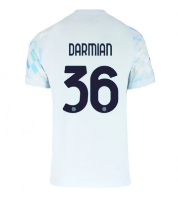 Inter Milan Matteo Darmian #36 Venkovní Dres 2025-26 Krátký Rukáv