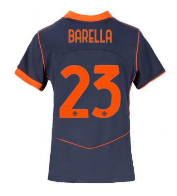 Inter Milan Nicolo Barella #23 Dámské Alternativní Dres 2025-26 Krátký Rukáv