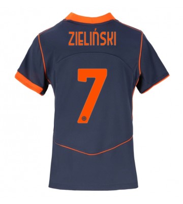 Inter Milan Piotr Zielinski #7 Dámské Alternativní Dres 2025-26 Krátký Rukáv